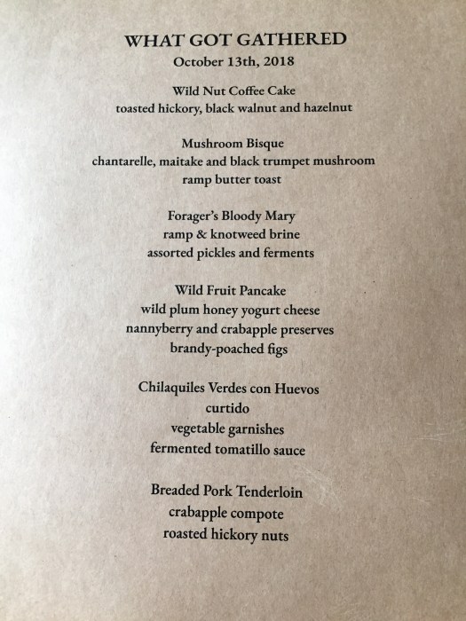 fall menu