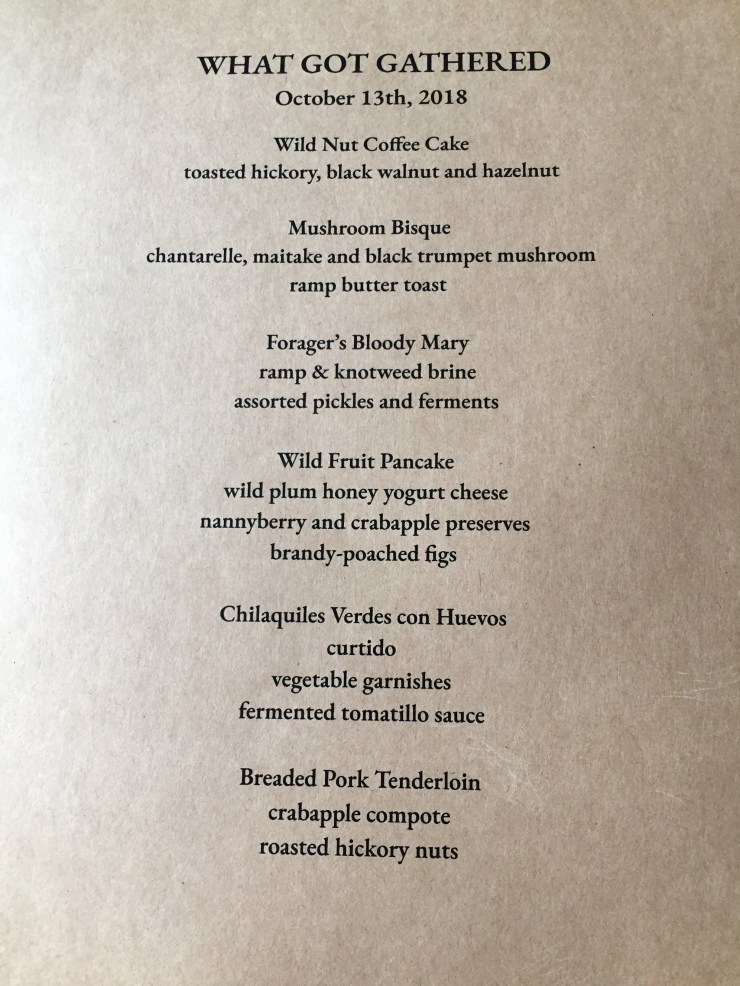 fall menu